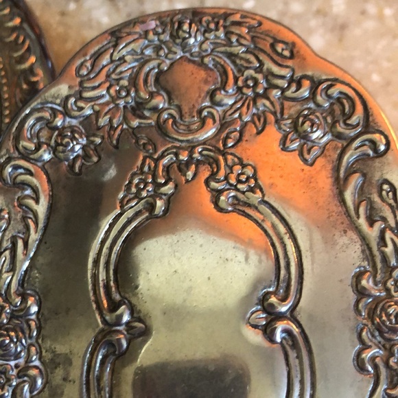 Vintage Silver Plated Vanity Set - Picture 8 of 8